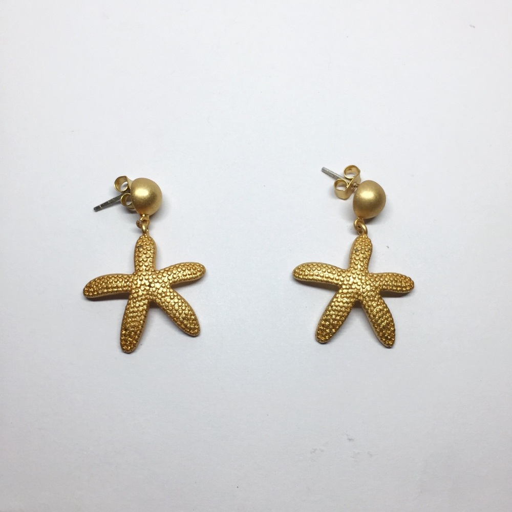 NWOT Madewell Star Drop Earrings - Picture 3 of 4